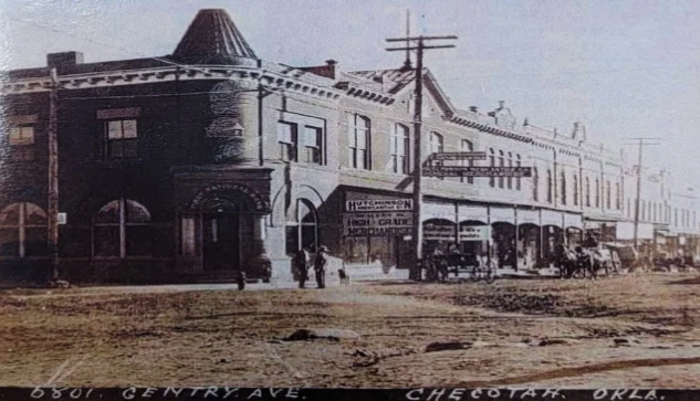 Old time image of the cafe