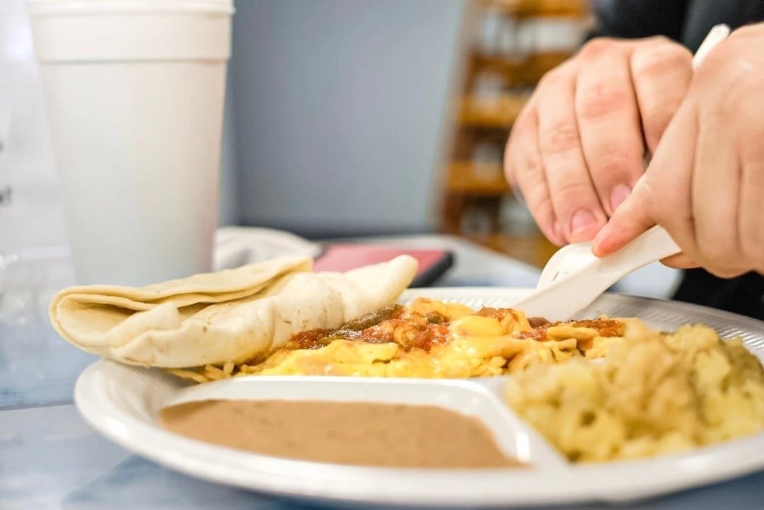 A meal from Tio Dan Cafe