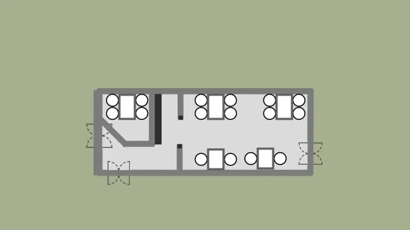 Rear of Admetus Floor Plan 2