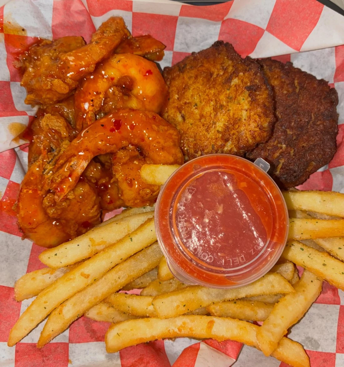 Catering spread at Cold Flame