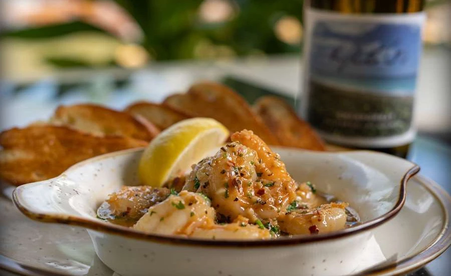 Wine and appetizers for Monday wine night