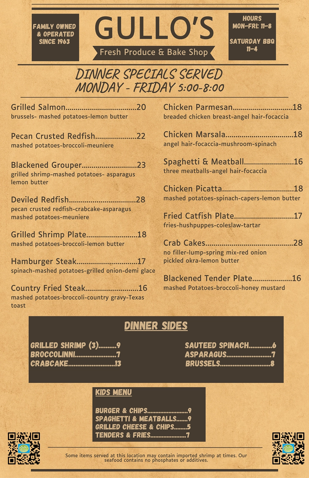 gullo's menu 2