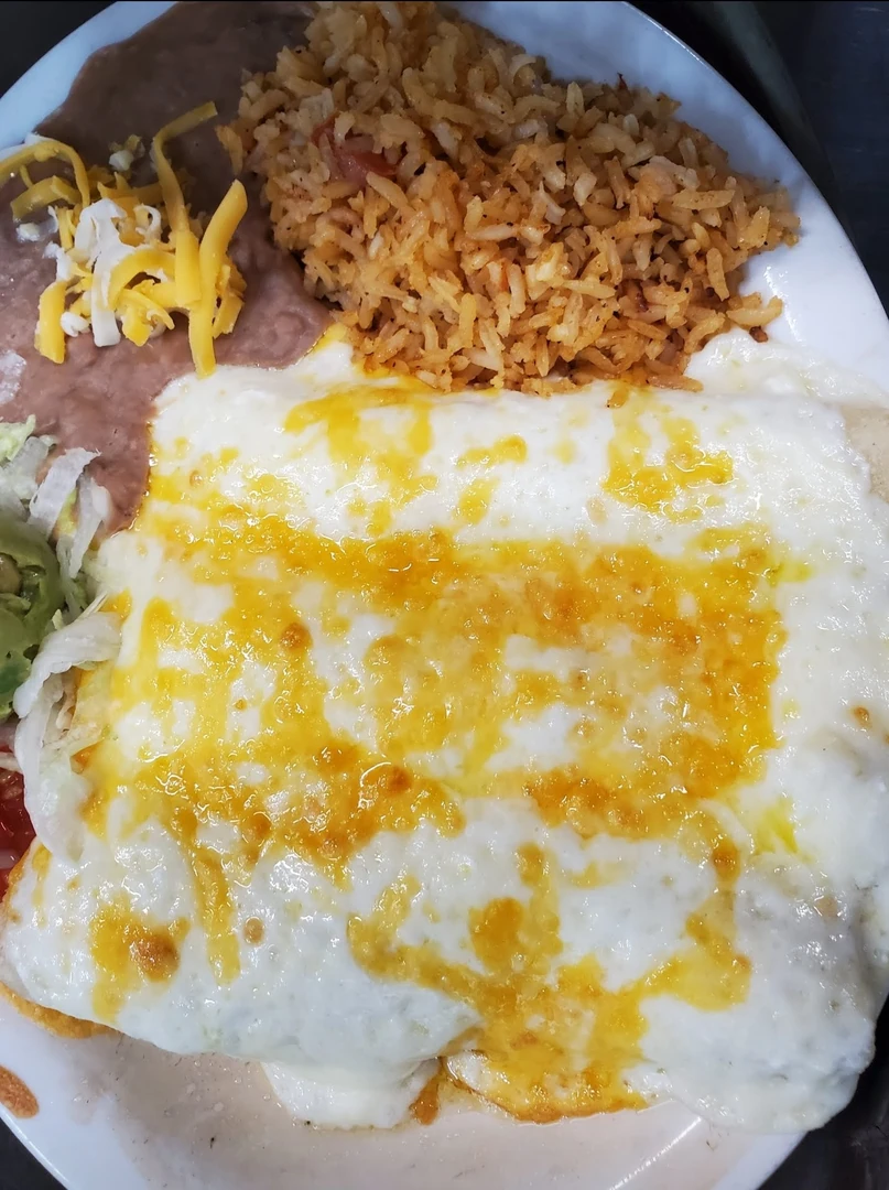 Sour cream chicken enchiladas