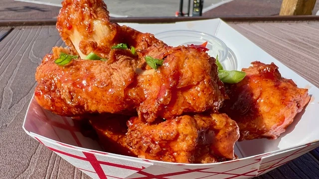 Glazed boneless wings
