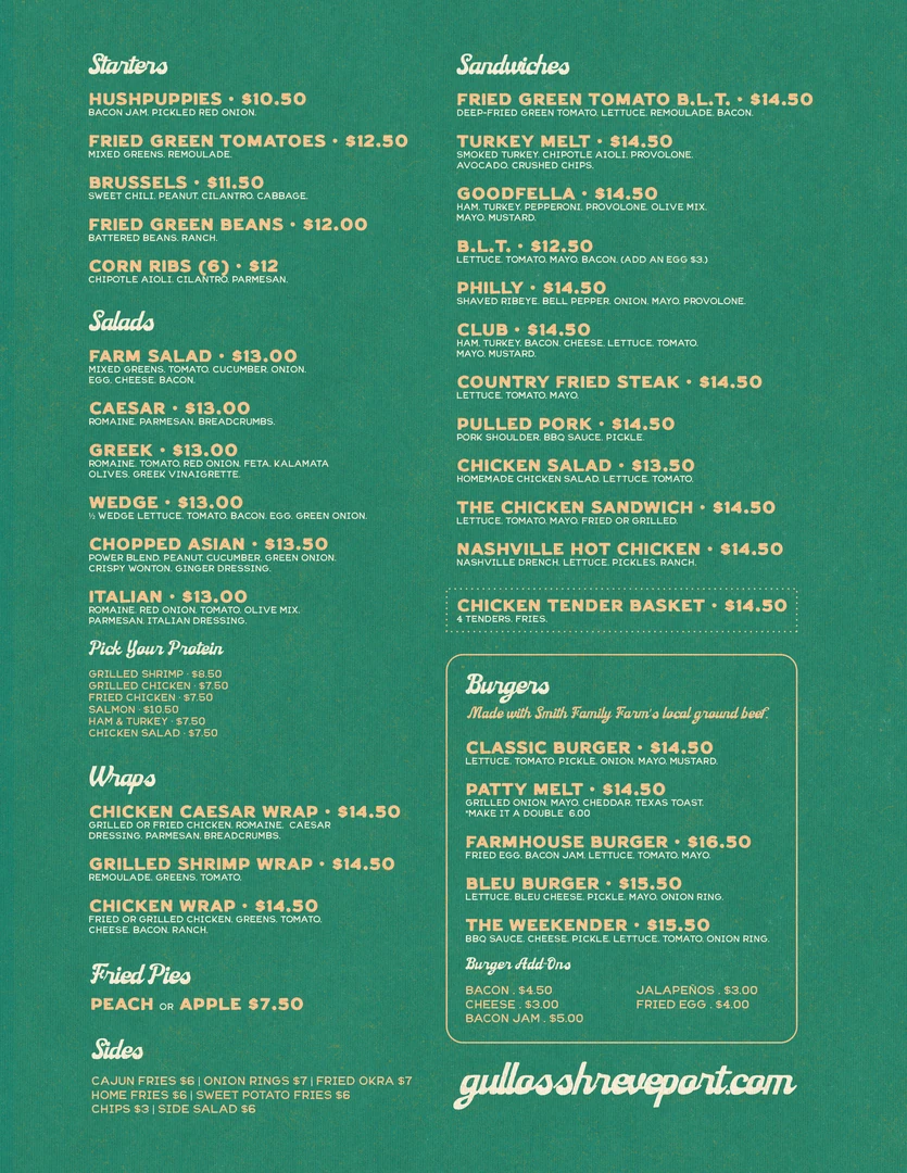 gullo's menu 1