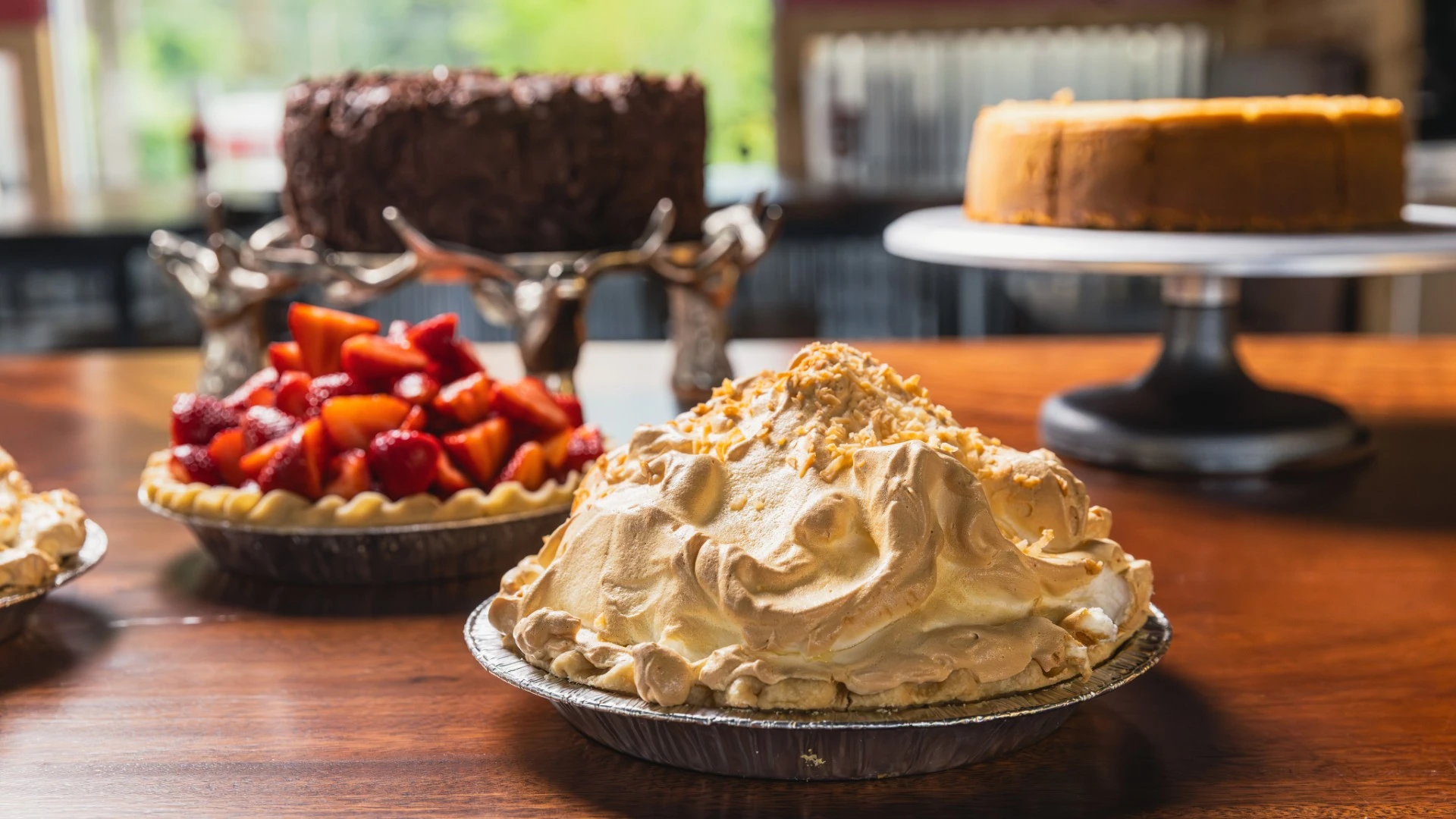 different desserts and treats on a table