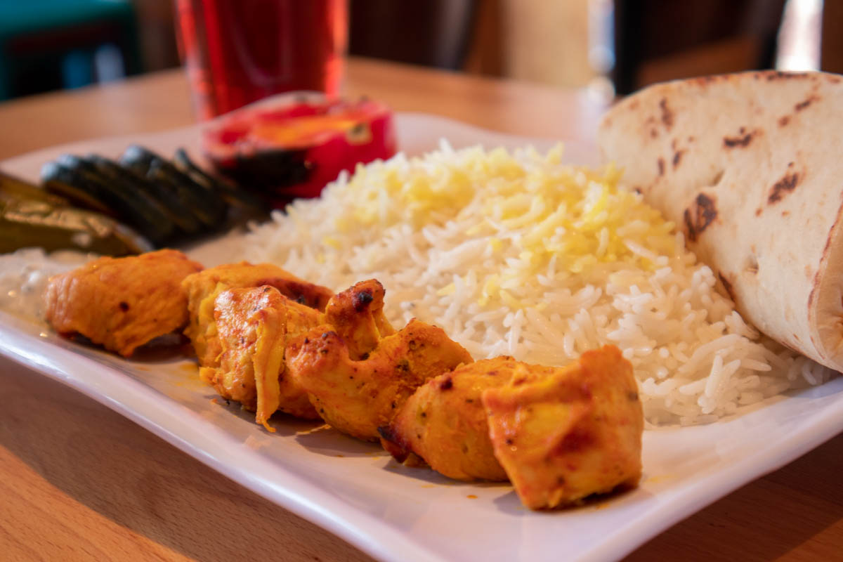 Plate 1 with Veggies and Rice
