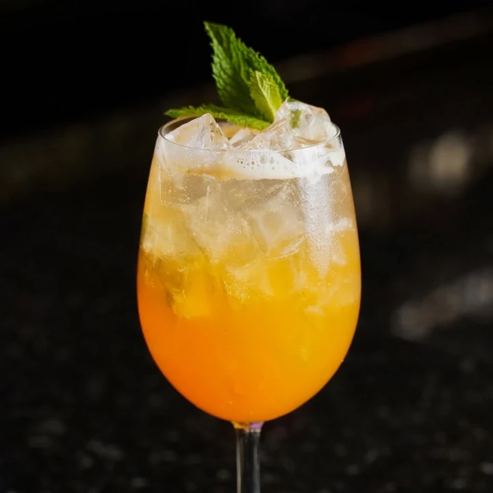 Citrus spritz cocktail