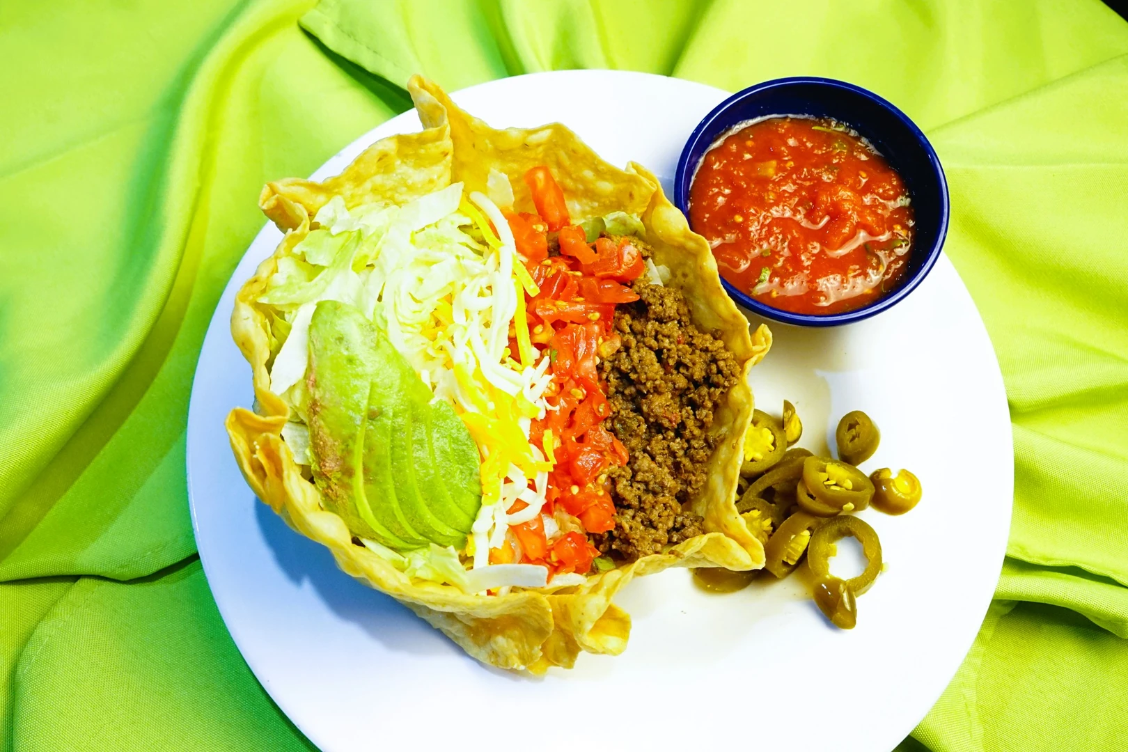 Beef El Grande taco salad