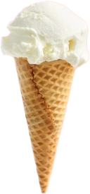 Waffle cone single scoop placeholder