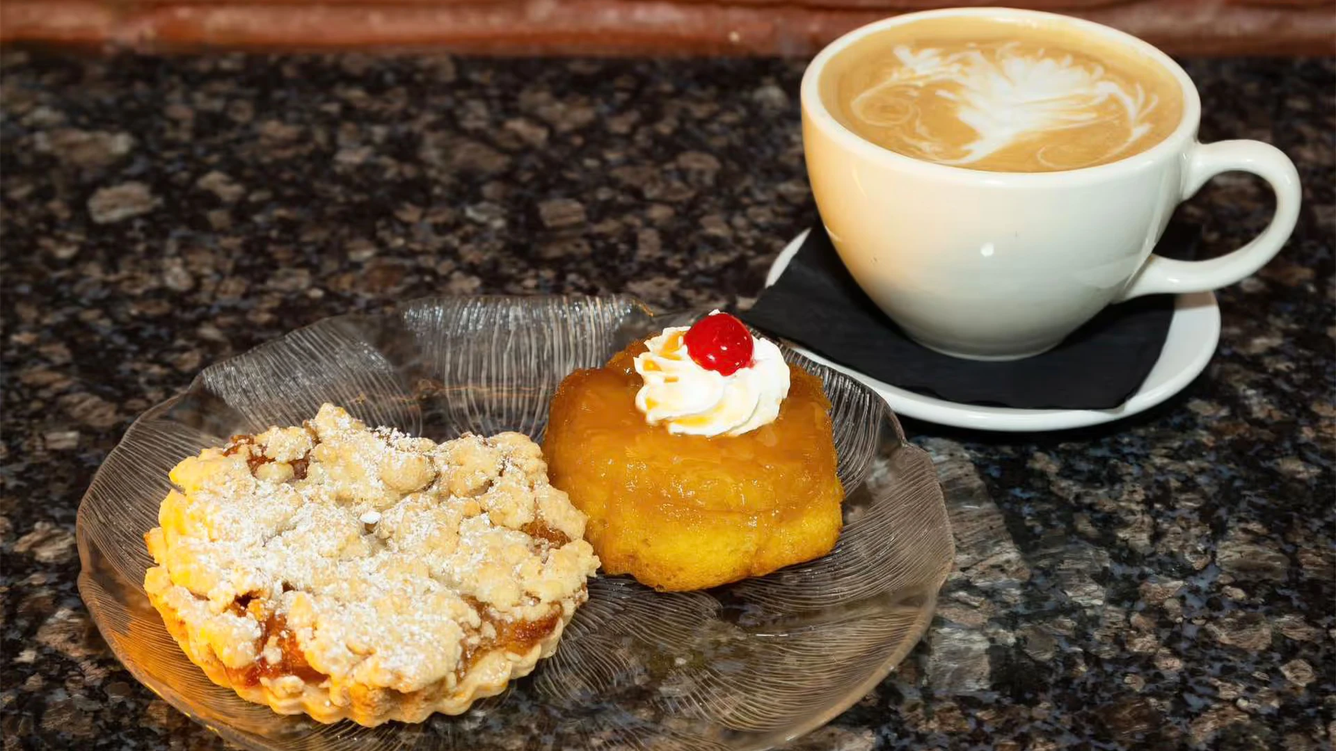 breakfast and a latte