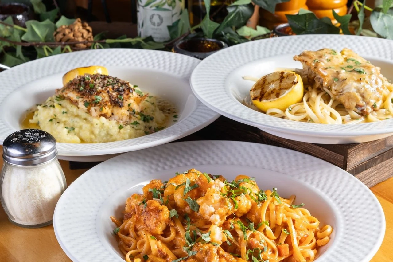 Trio of pastas