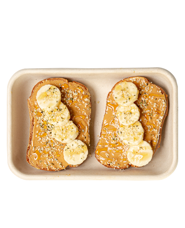 Peanut Butter Banana Toast