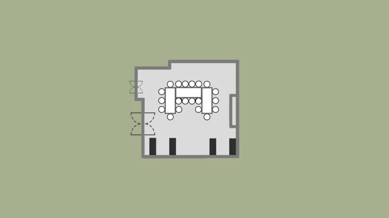 Log Cabin Room Floor Plan 1