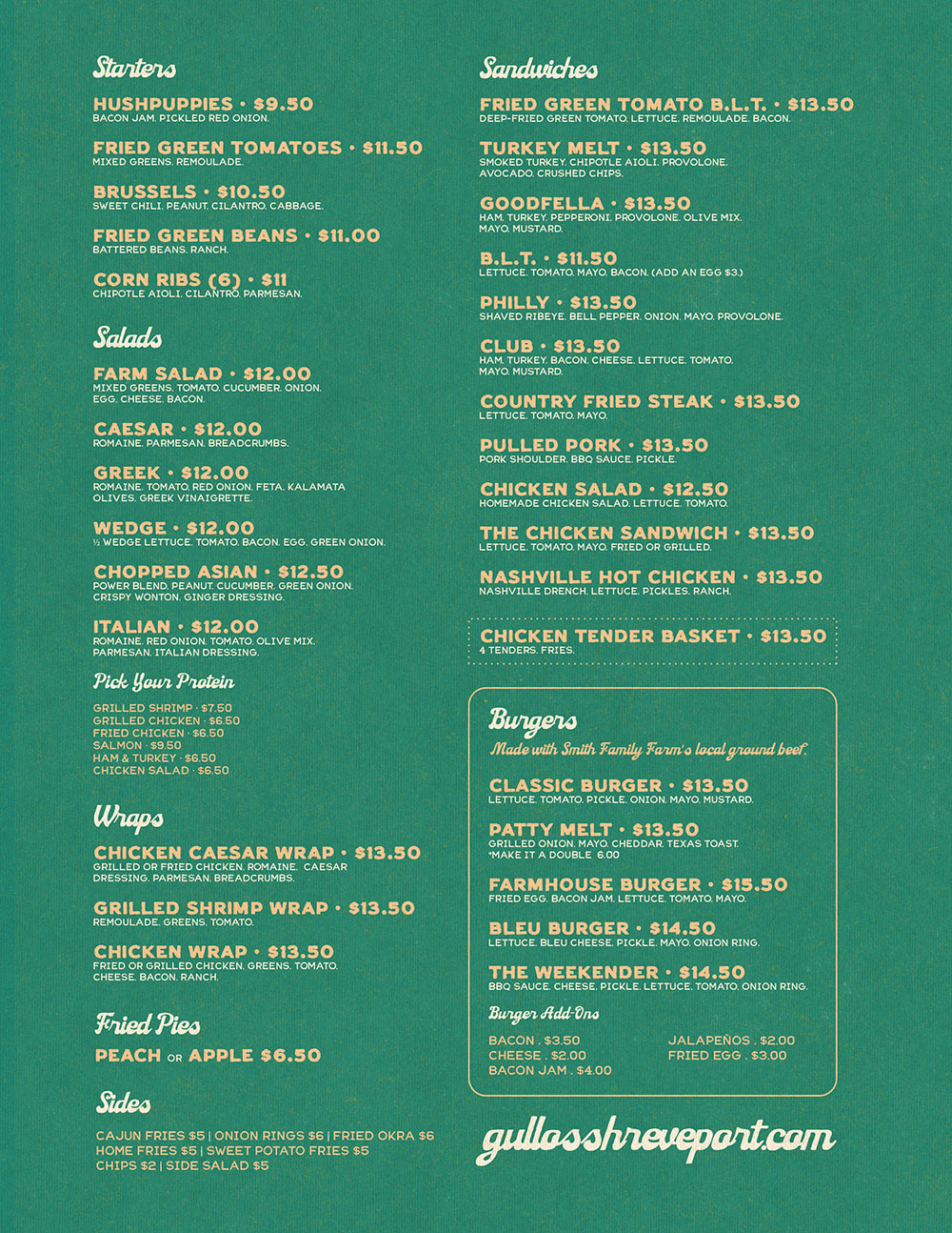 gullo's menu 1