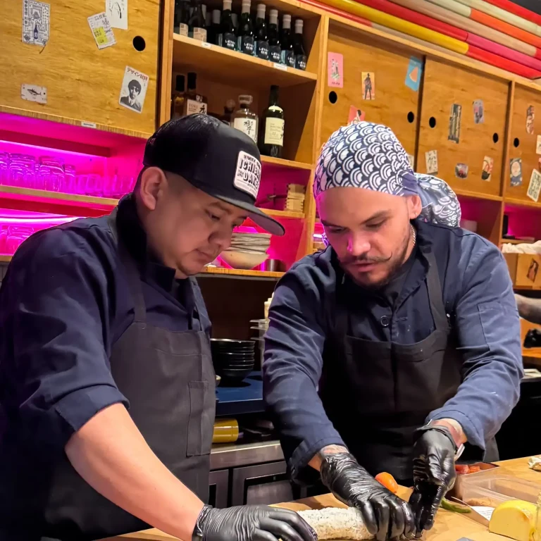 Lucky Robot chefs collaborating