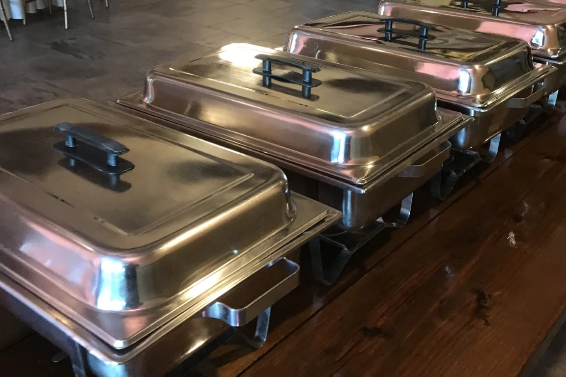 Catering trays ready for serving from Talk About Good