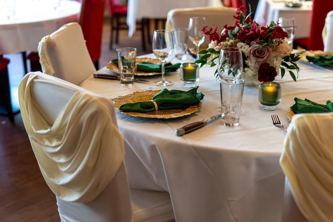 Table set for a private event