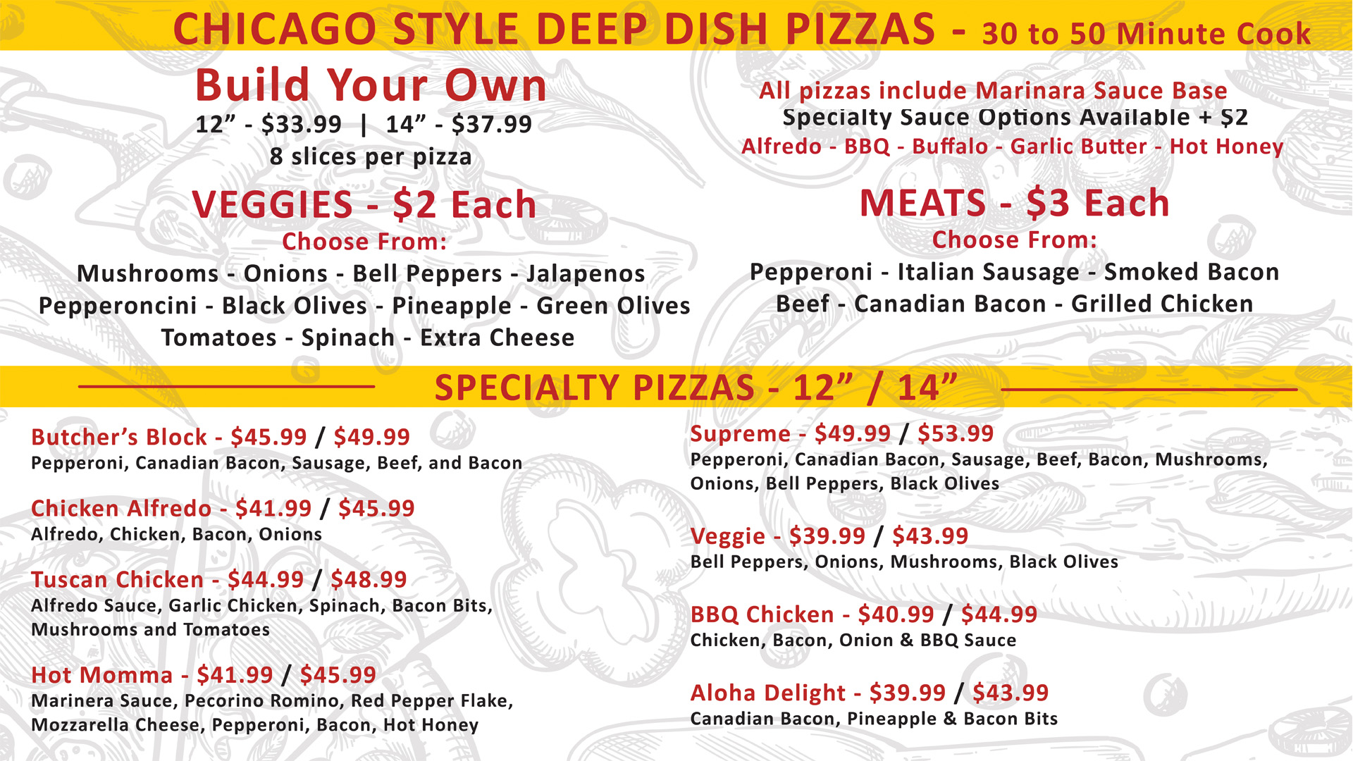 Sioux Falls Best Pizza - Chicago Style Deep Dish Pizza - Sioux Falls Pizza