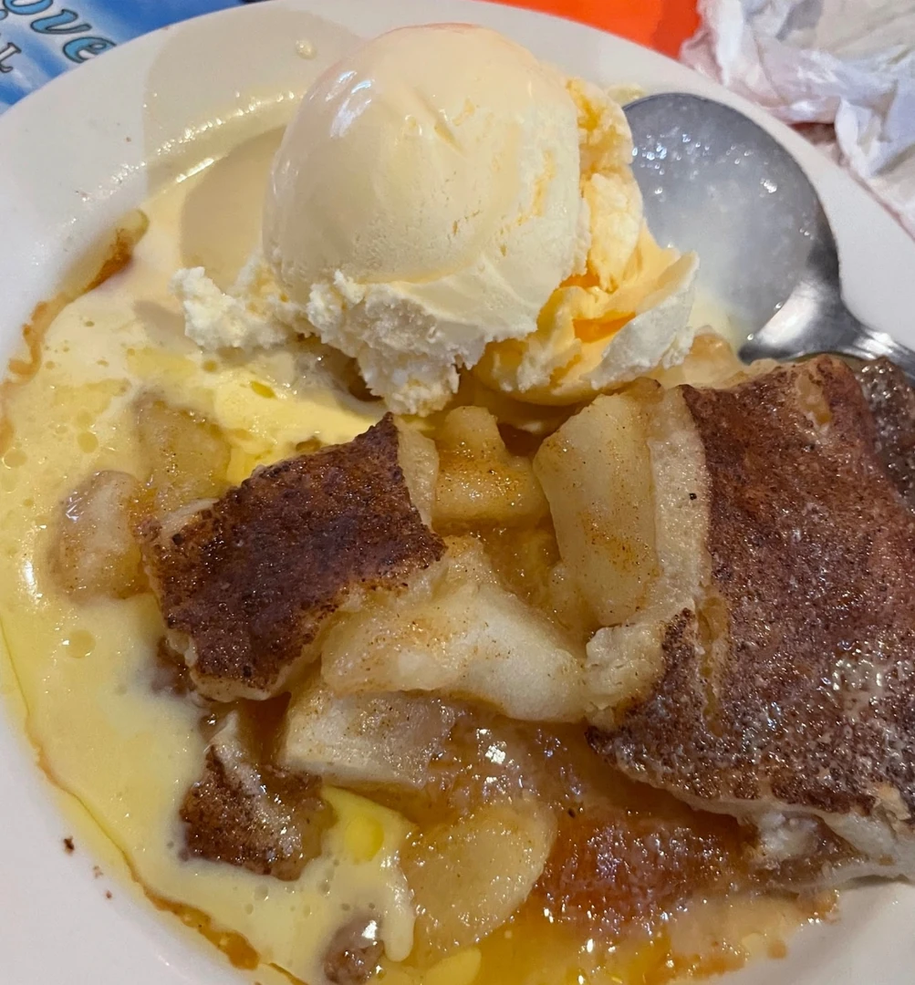 Hot apple pie