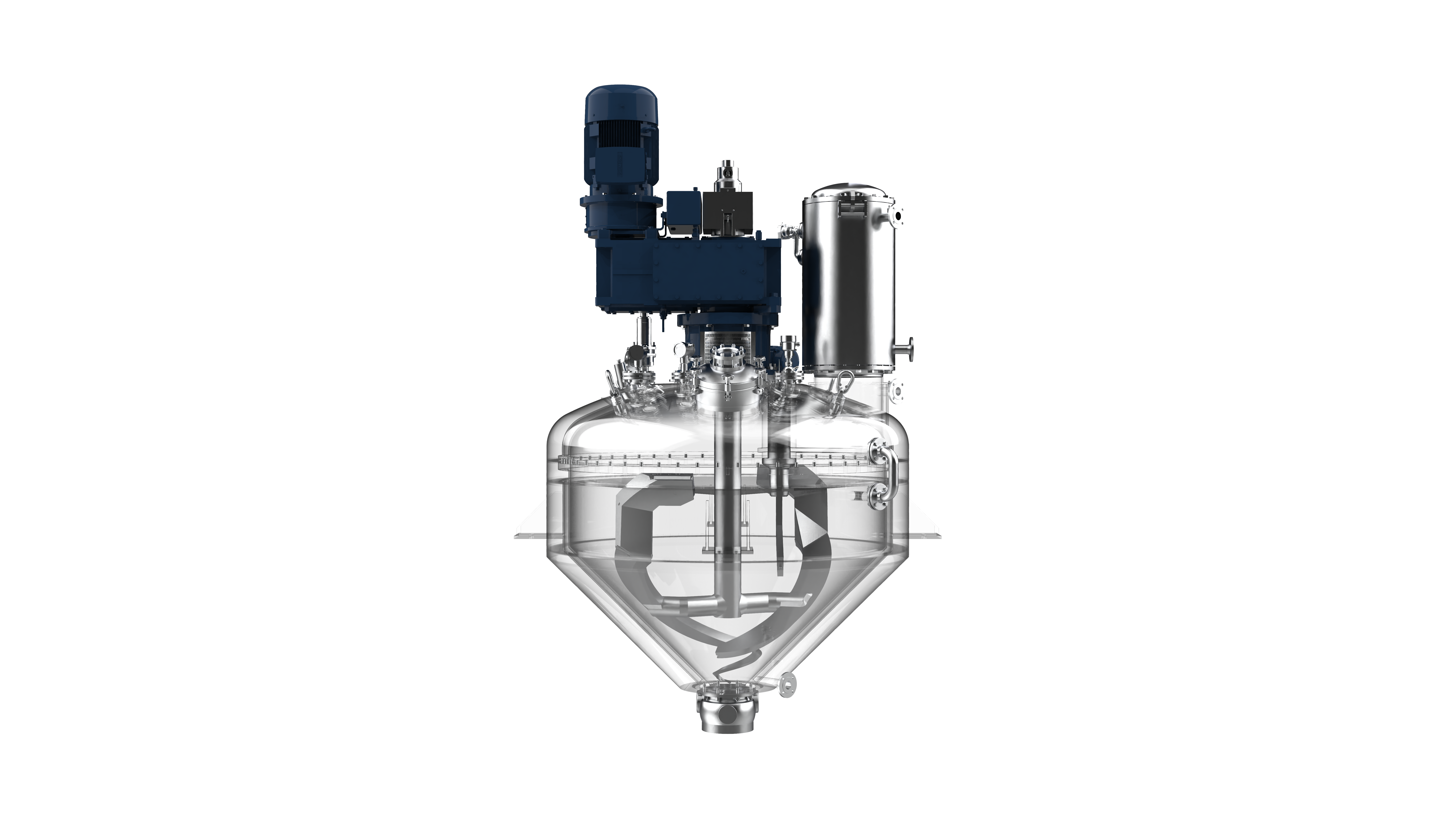 SOLIDMIX VPT-transparent vessel