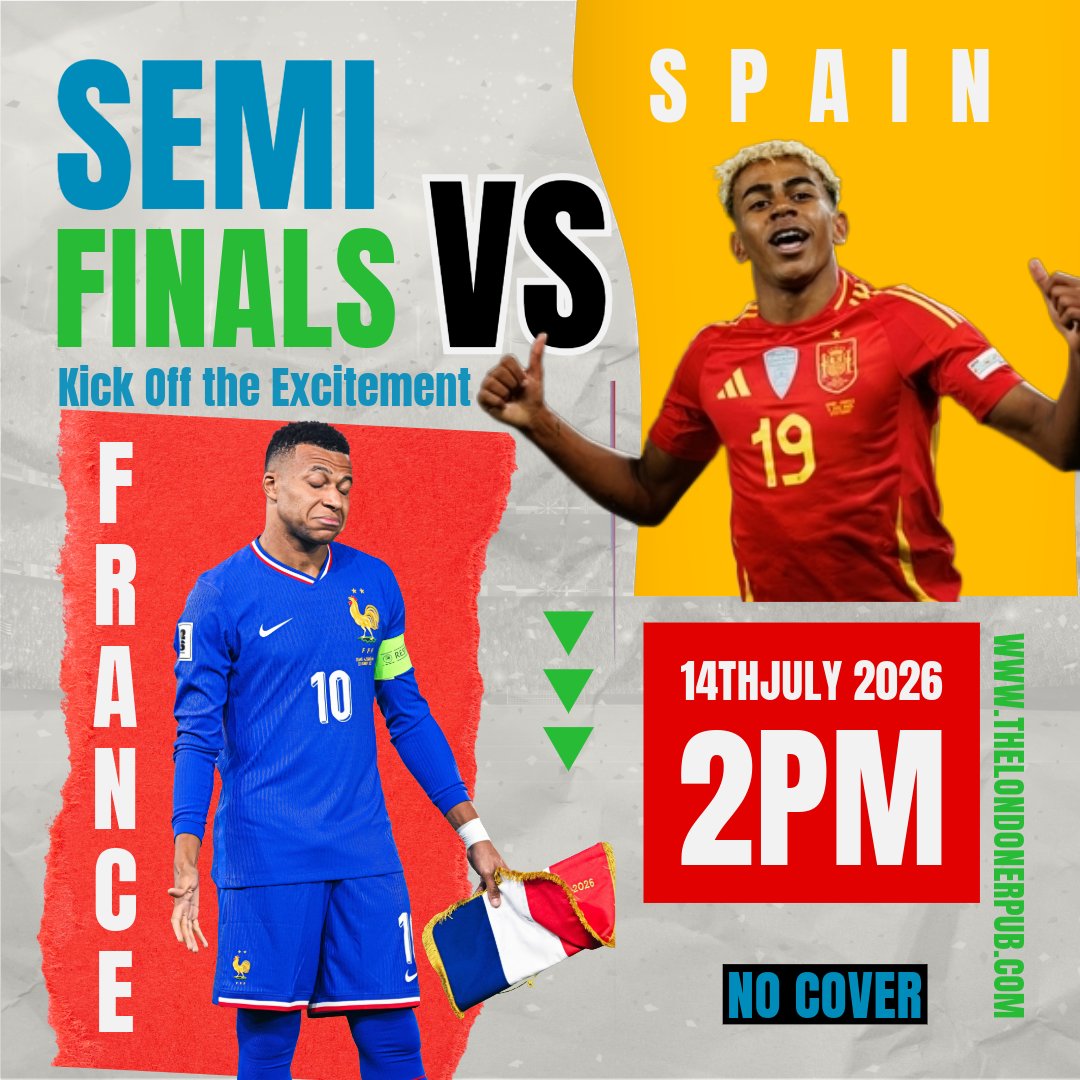 Spain vs France World Cup match flyer
