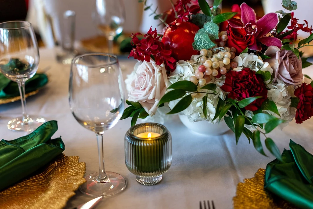 Floral table decor