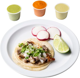 tacos con queso