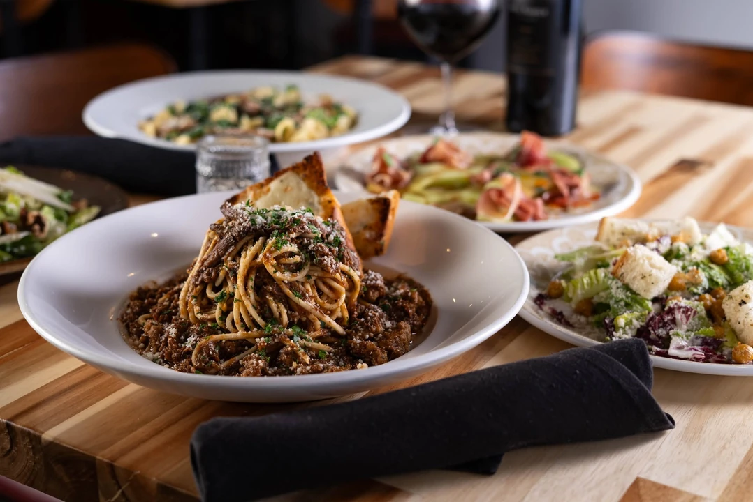 Spaghetti and sides