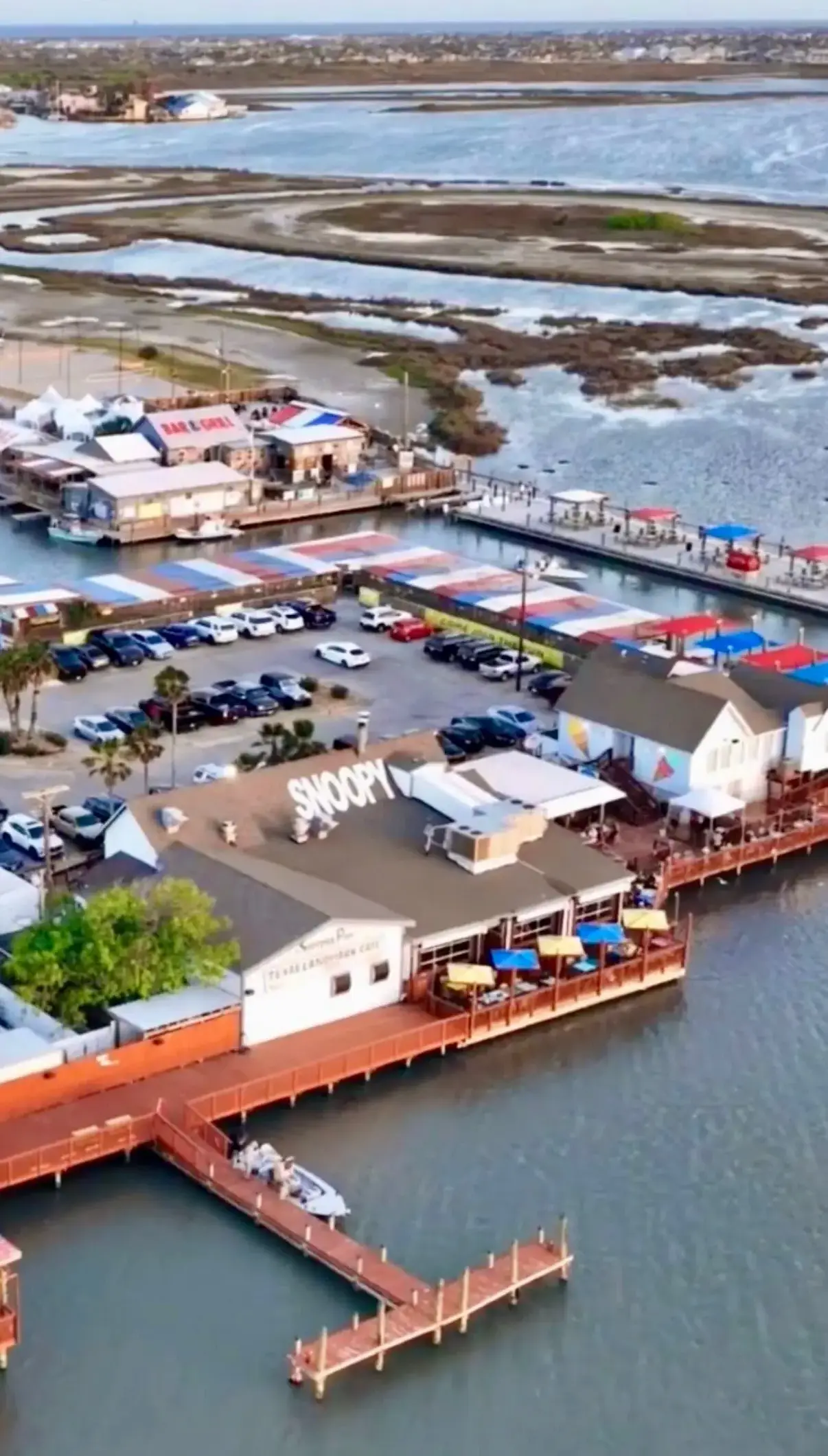 The Snoopy’s Pier view