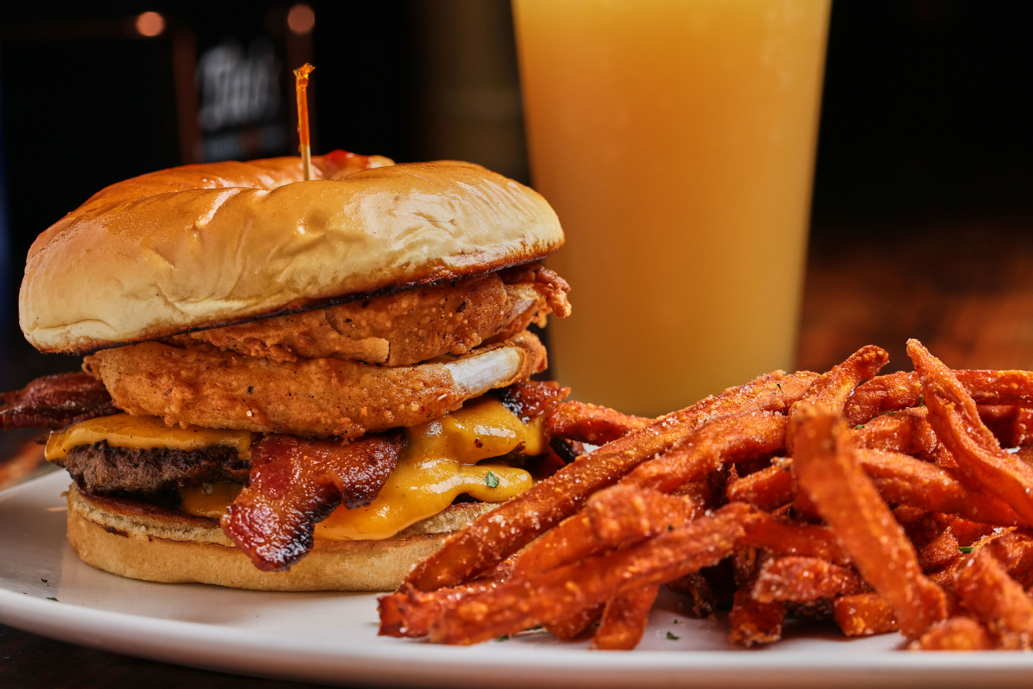 Smoked Bacon & Cheddar Burger