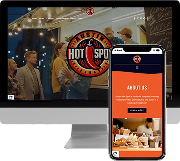Austin template on a computer