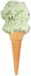 Sugar cone double scoop placeholder