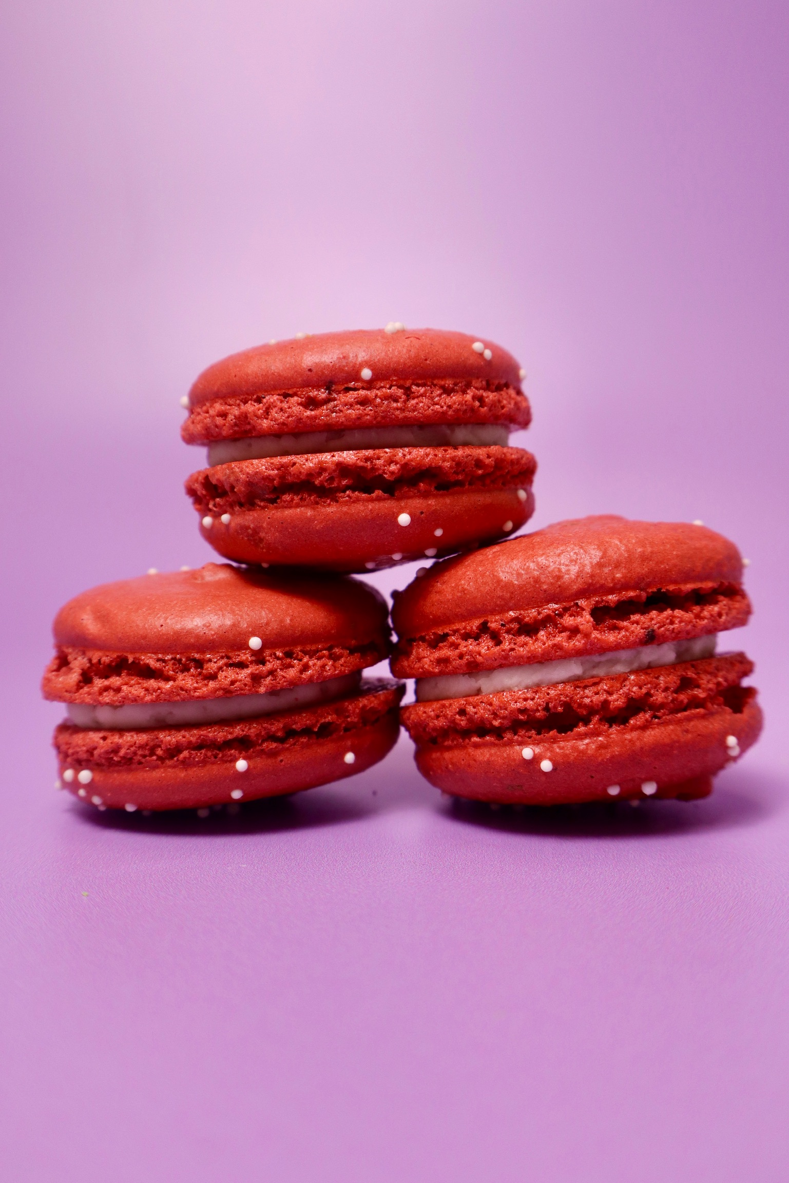 Red Velvet Macron