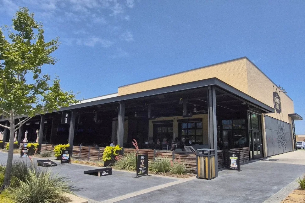 The Common Table exterior and covered patio in McKinney, TX