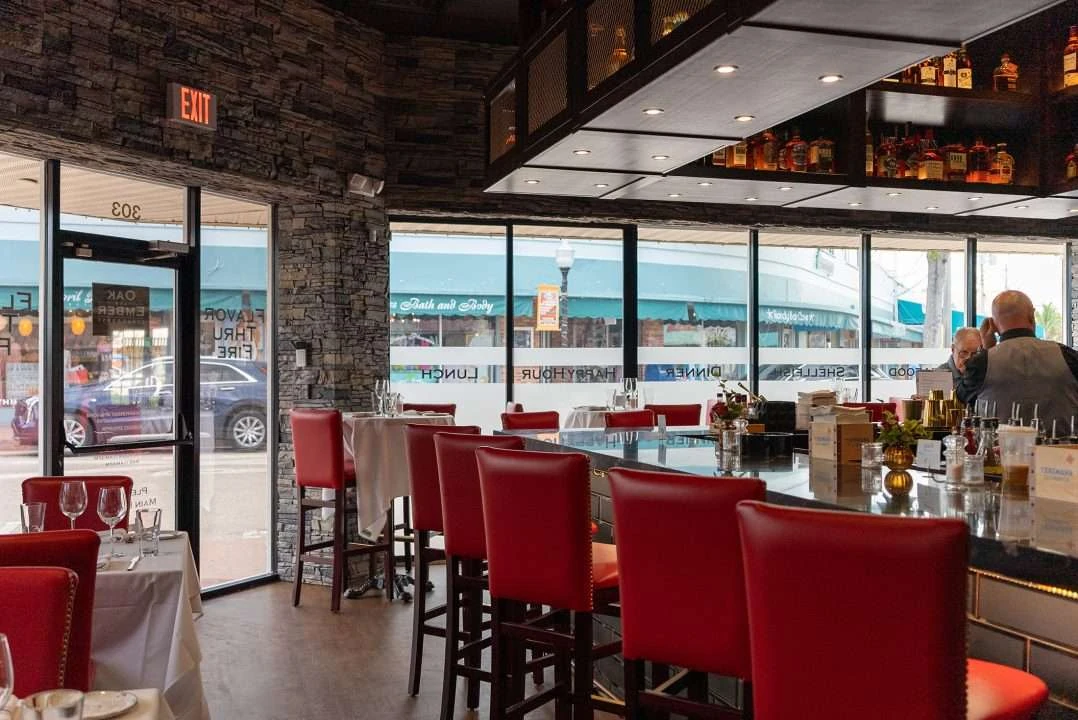 Private dining room at Oak and Ember