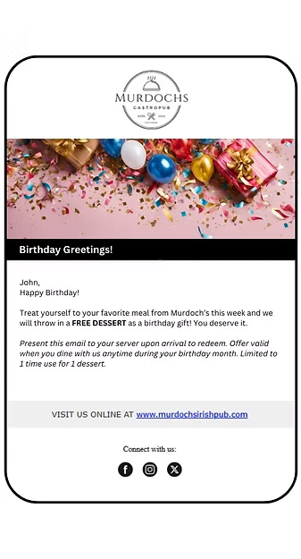 Mobile email preview on a phone