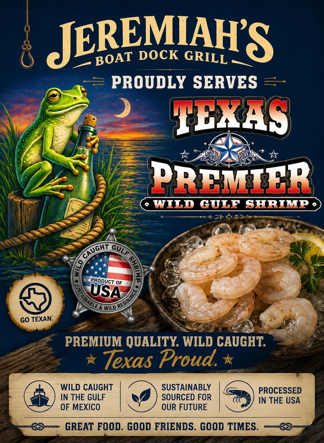 Jeremeiah's Texas Premier Poster