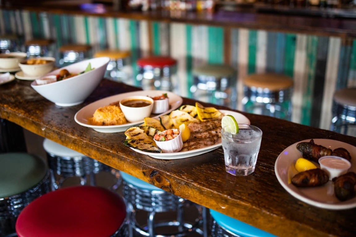 food dishes from shuck me