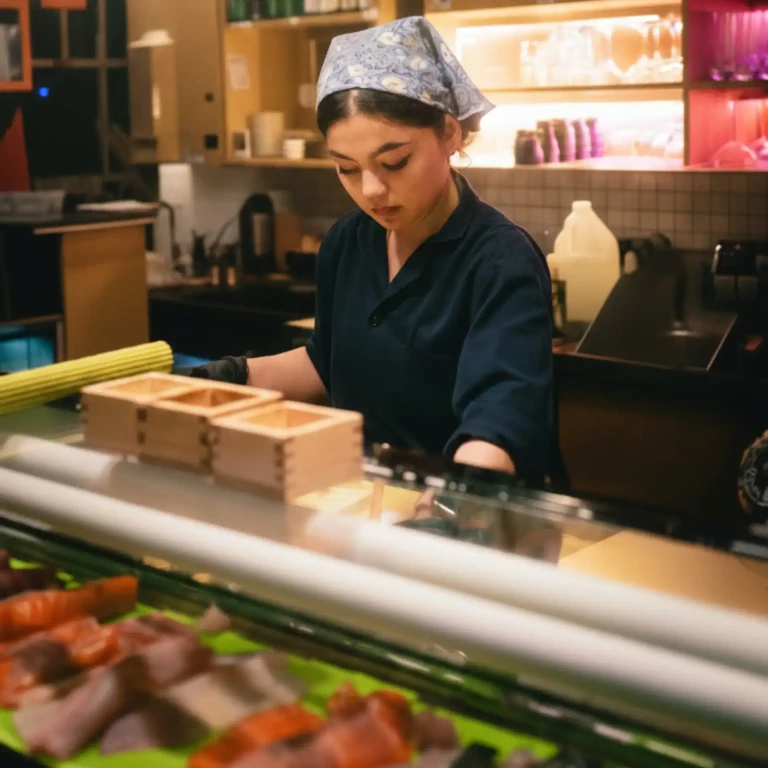 Lucky Robot kitchen team member