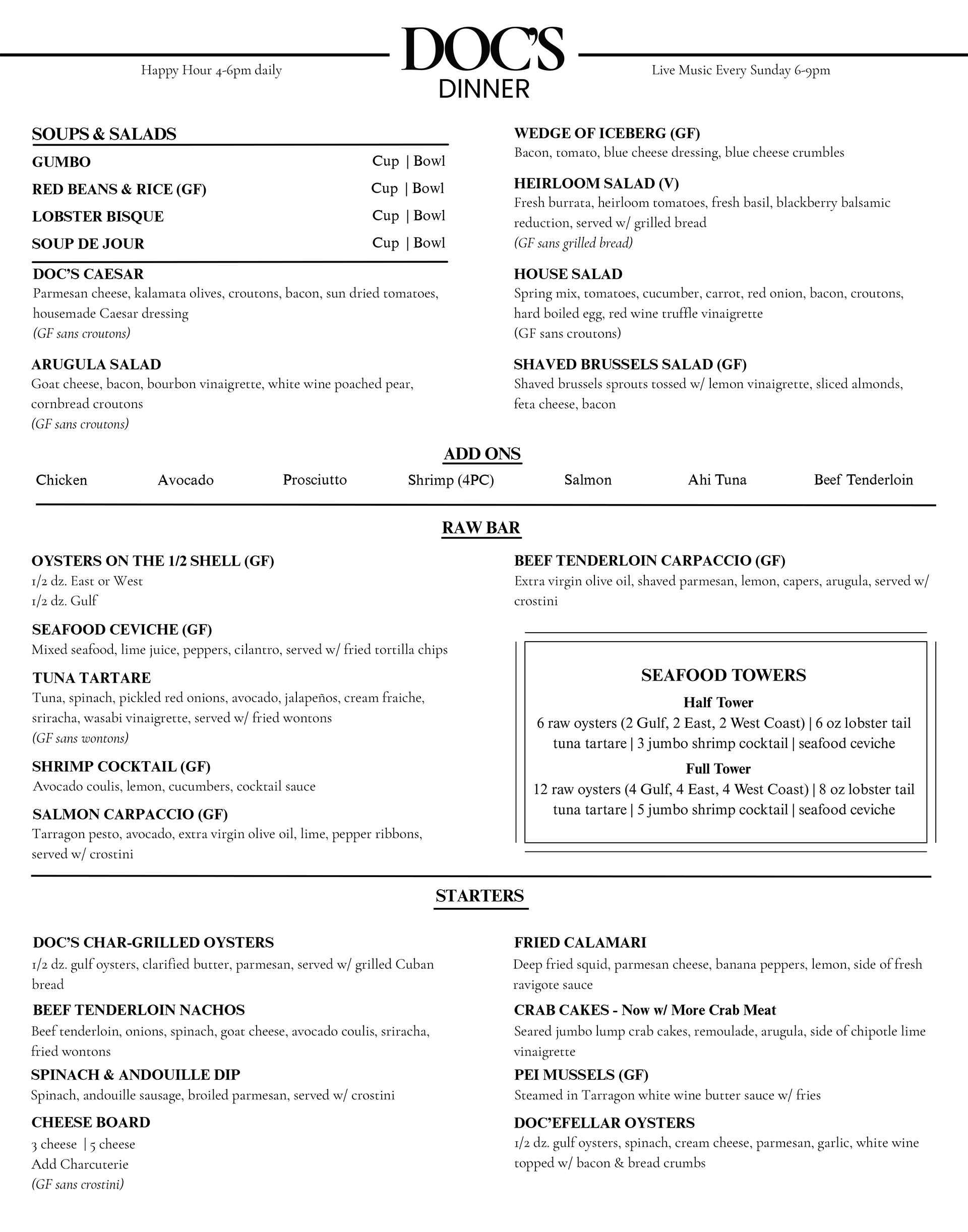 dinner page 1