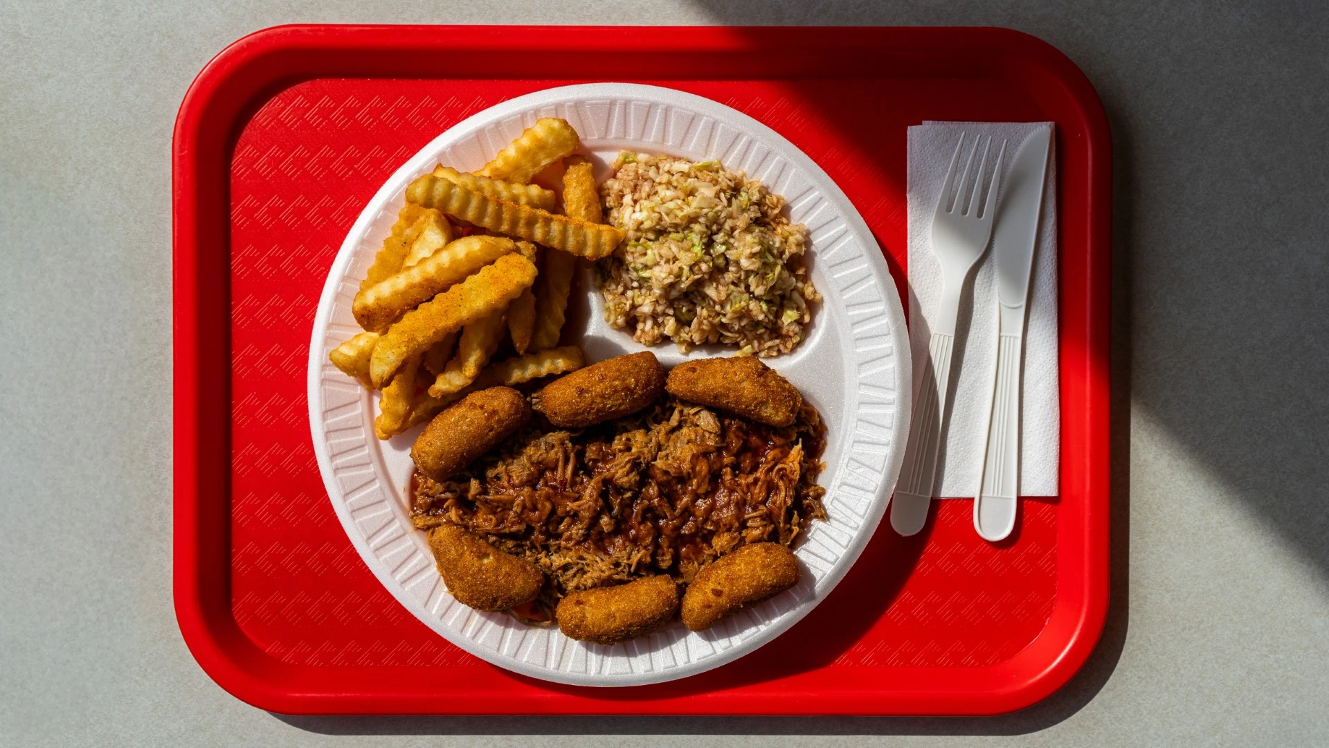 meat and french fries