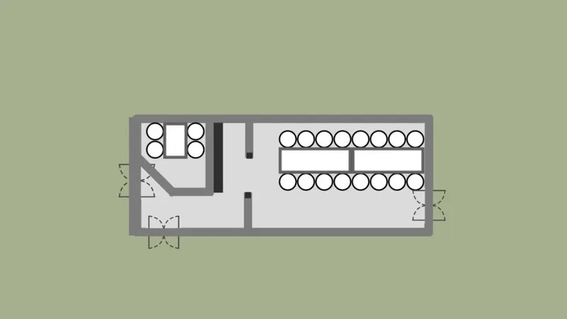 Rear of Admetus Floor Plan 1