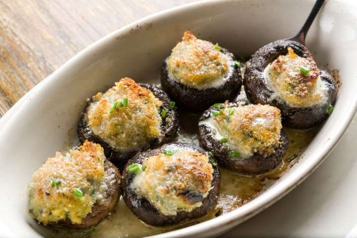 Roasted Stuffed Mushrooms